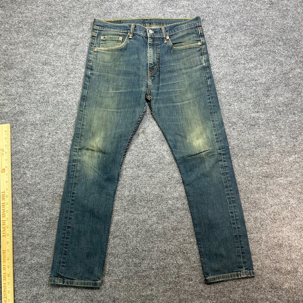 Levi's 508 Straight Jeans Men's Blue Denim‎ Pockets Classic Zip Fly - 32X28